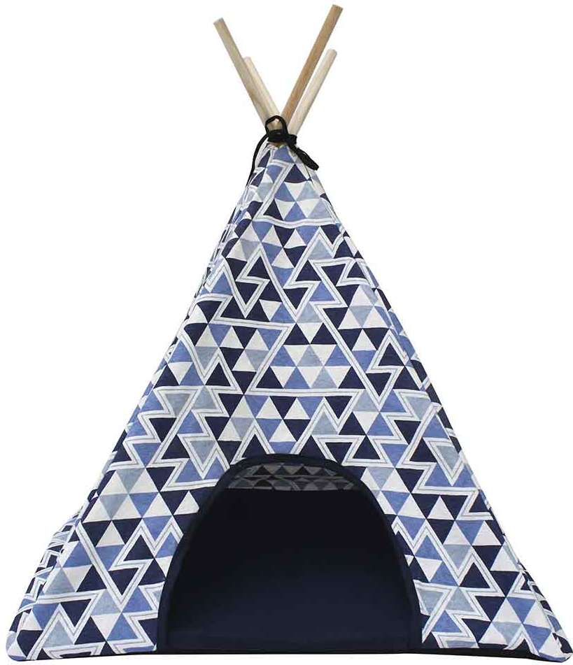 Cabaninha Barcelona Azul para Cães e Gatos - Tam. Único