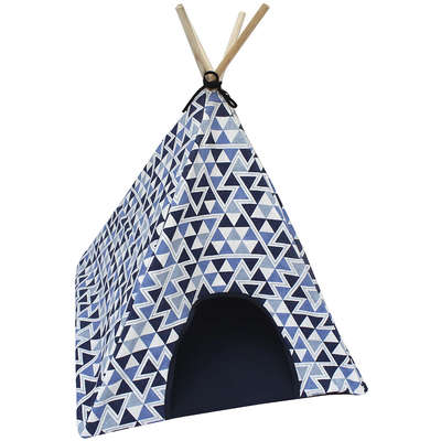 Cabaninha Barcelona Azul para Cães e Gatos