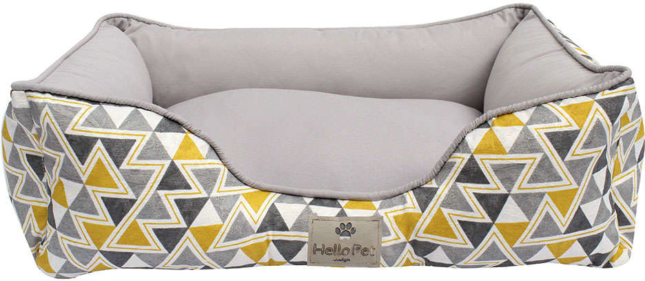 Cama Barcelona Cinza para Cães e Gatos - Tam. G
