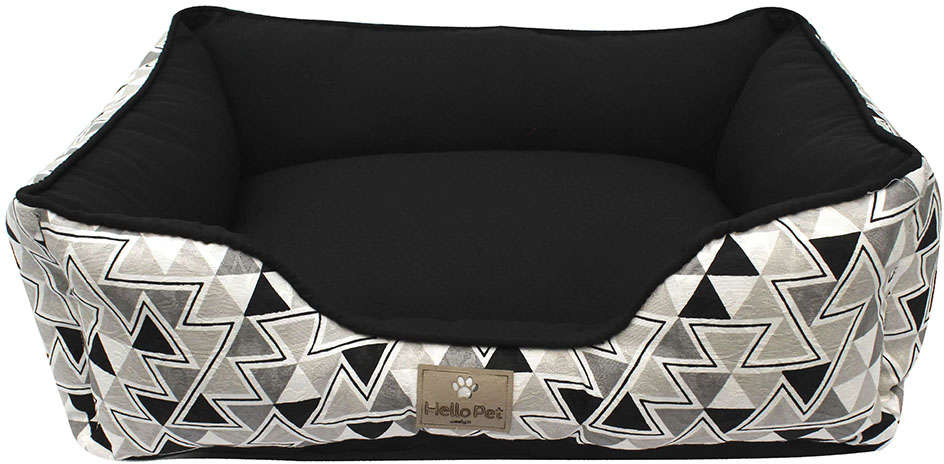 Cama Barcelona Preto para Cães e Gatos - Tam. P