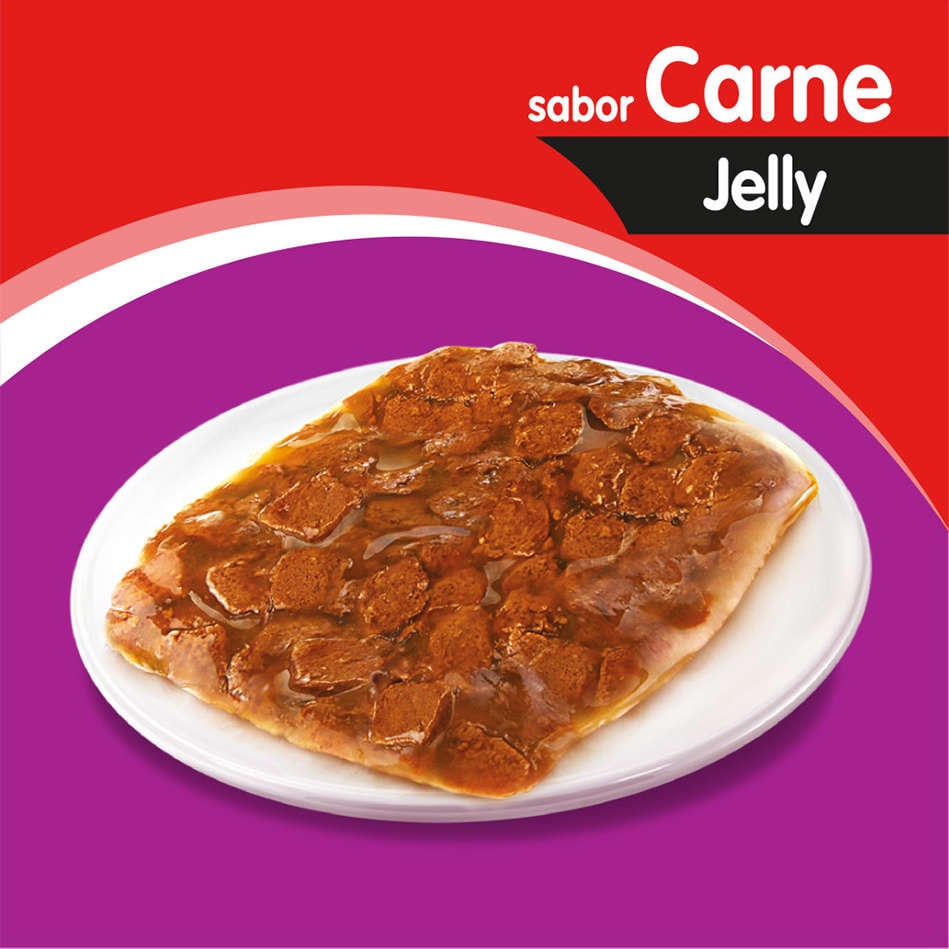 Ração Úmida Whiskas Sachê Carne Jelly para Gatos Adultos Sênior 7 + Anos - 40 Unidades