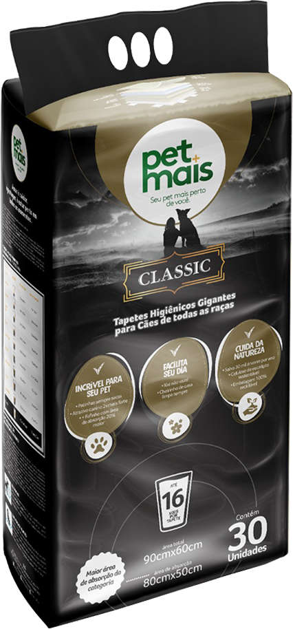 Tapete Higiênico Petmais Classic Super Premium - 30 Unidades