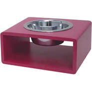 Comedouro Modern Individual Pink para Cães e Gatos - Tam. G
