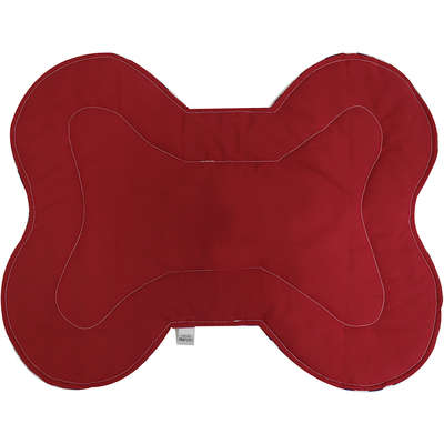 Jogo Americano Osso Chevron Marinho e Vermelho