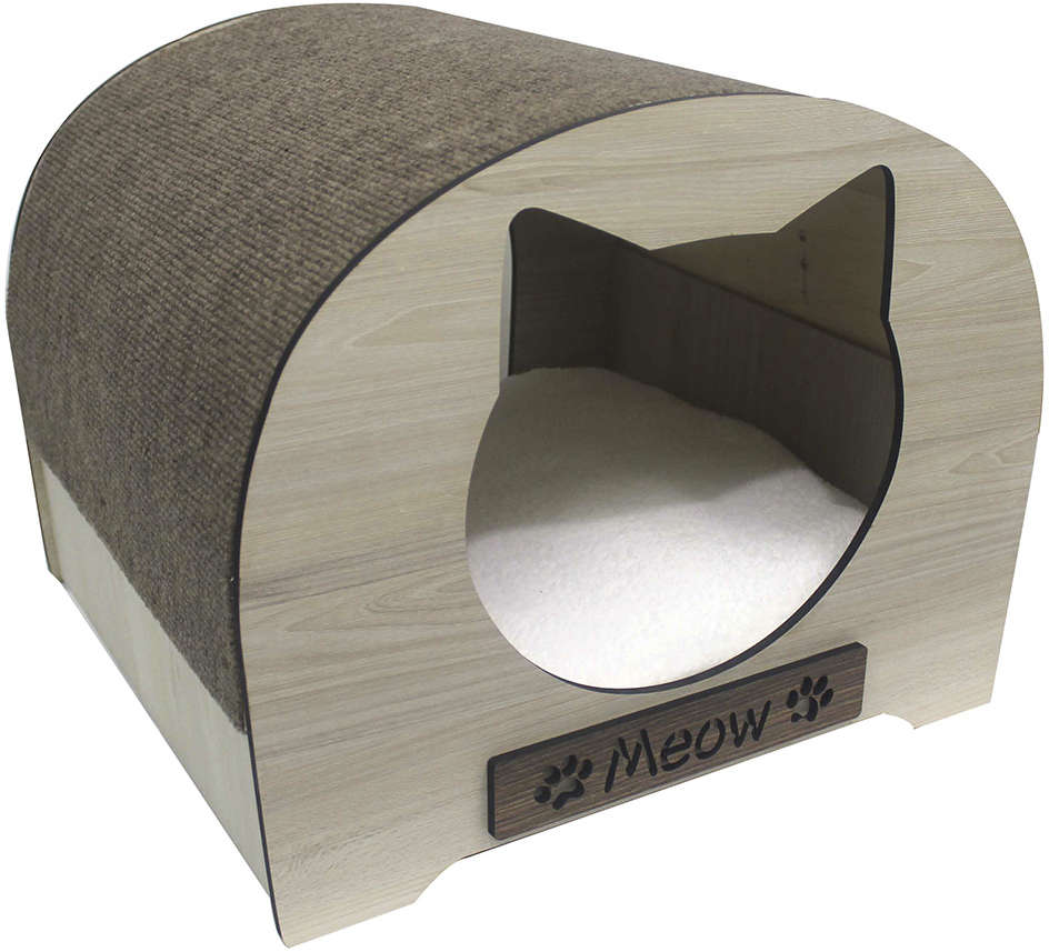 Toquinha com Arranhador Luna para Gatos - Tam. Único