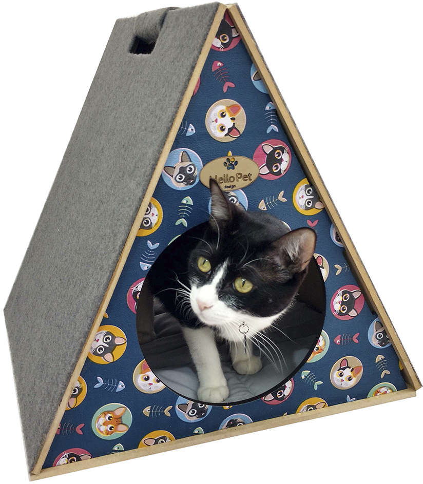 Toquinha com Arranhador Petit para Gatos - Tam. Único