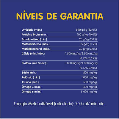 Ração Úmida Nestlé Purina Felix Fantastic Mix Frango & Molho Sabor Caranguejo para Gatos Adultos