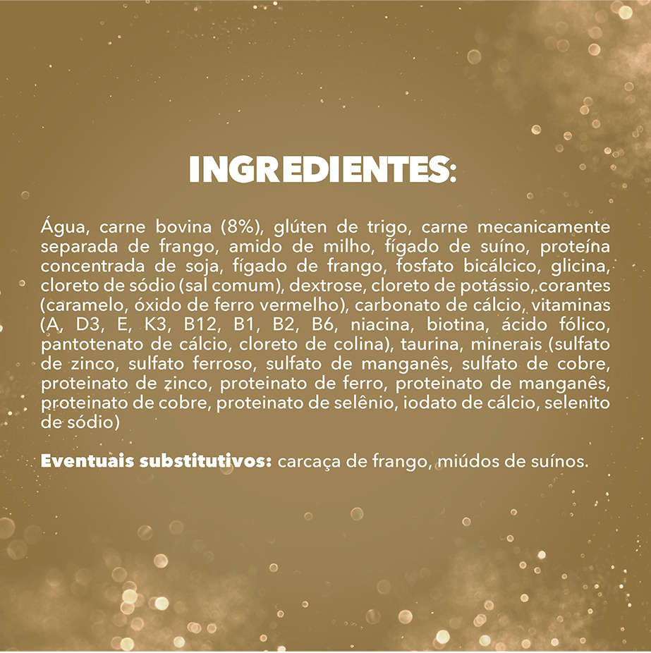 Racão Úmida Nestlé Purina Fancy Feast Sachê Demi Glace com Carne para Gatos Adultos - 85 g