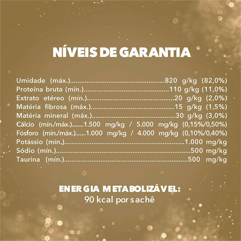 Racão Úmida Nestlé Purina Fancy Feast Sachê Demi Glace com Carne para Gatos Adultos - 85 g