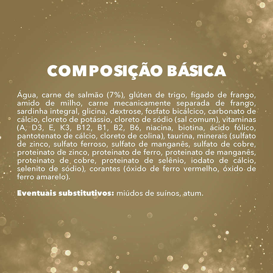 Racão Úmida Nestlé Purina Fancy Feast Sachê Petit Filets com Salmão para Gatos Adultos - 85 g