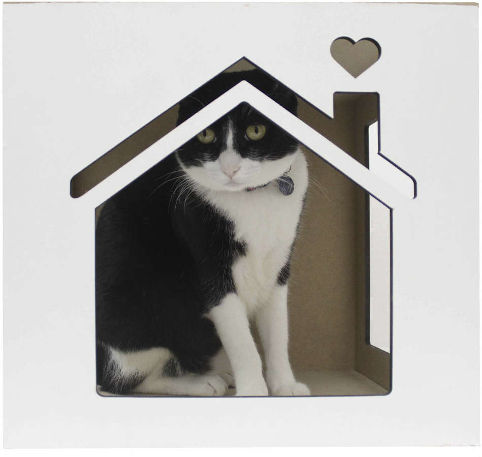 Nicho Casinha Branco para Gatos - Tam. Único