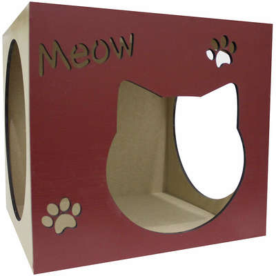 Nicho Meow Vermelho para Gatos