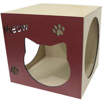 Nicho Meow Vermelho para Gatos
