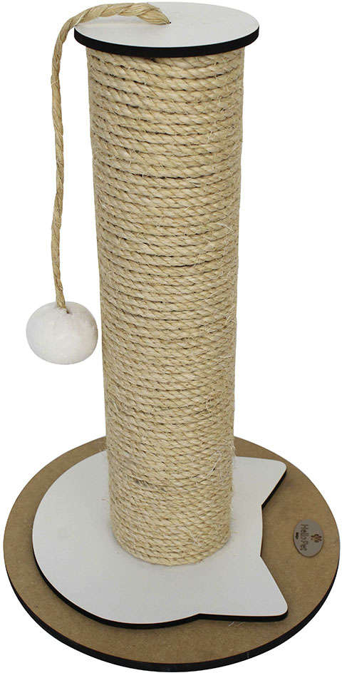Brinquedo Arranhador Sisal Barcelona Branco - Tam. Único