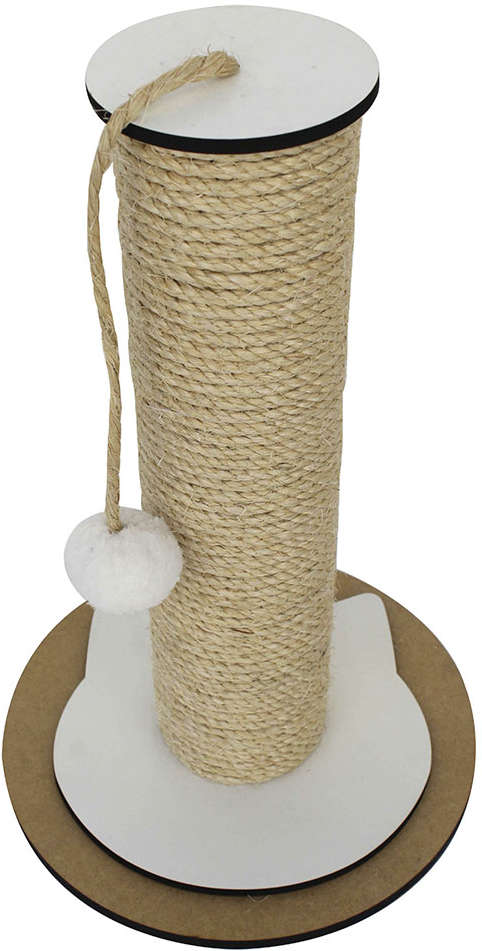 Brinquedo Arranhador Sisal Barcelona Branco - Tam. Único