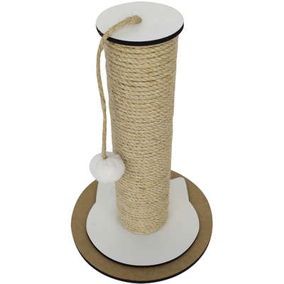 Brinquedo Arranhador Sisal Barcelona Branco