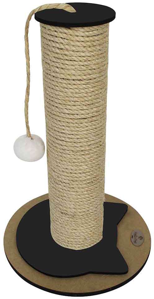 Brinquedo Arranhador Sisal Barcelona Preto - Tam. Único