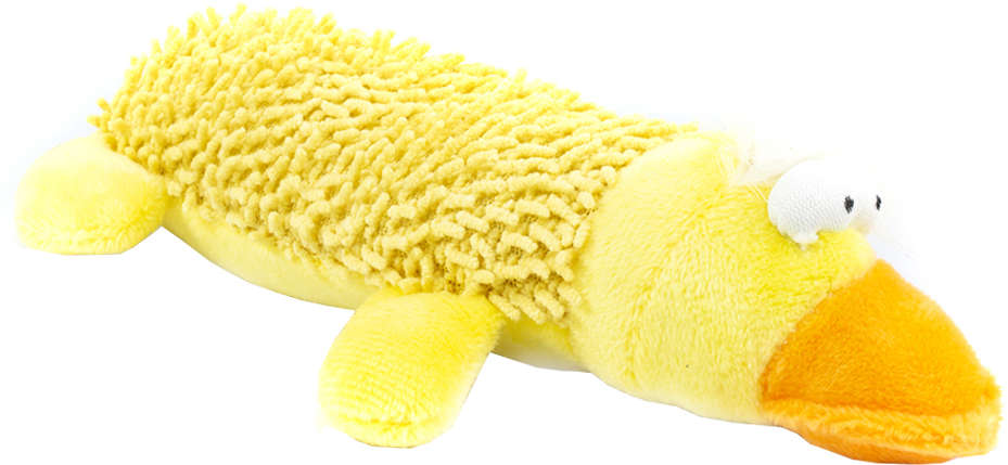 Brinquedo Pelúcia Patinho Felpudo para Cães - Tam. Único