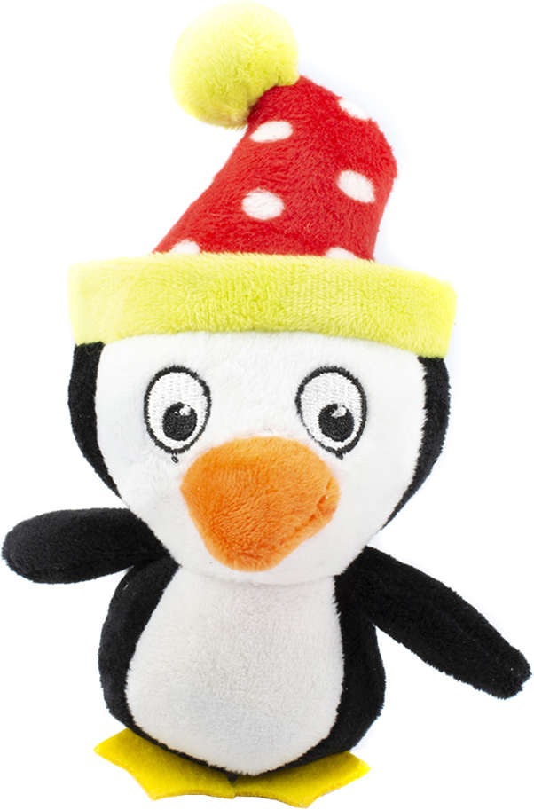 Brinquedo Pelúcia Pinguim para Cães - Tam. Único