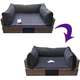 Cama Hello Pet Wood para Cães e Gatos