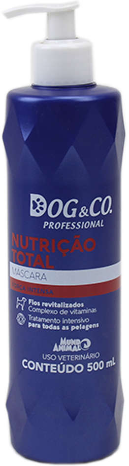 Máscara Mundo Animal Dog & Co Professional Nutrição Total para Cães - 500 mL