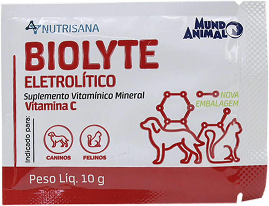 Suplemento Mundo Animal Biolyte para Cães - 10 g