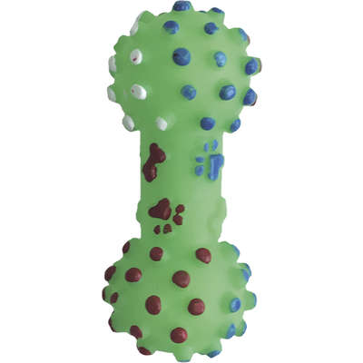 Brinquedo Mini Halteres Vinil para Cães