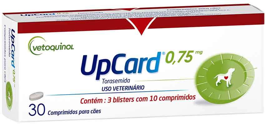 Diurético Vetoquinol UpCard para Cães - 0,75 mg