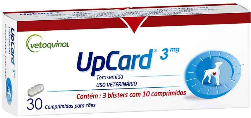 Diurético Vetoquinol UpCard para Cães - 3 mg