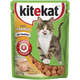 Ração Kitekat Sachê Frango para Gatos Adultos