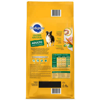 Ração Pedigree Equilíbrio Natural para Cães Adultos de Raças Médias e Grandes