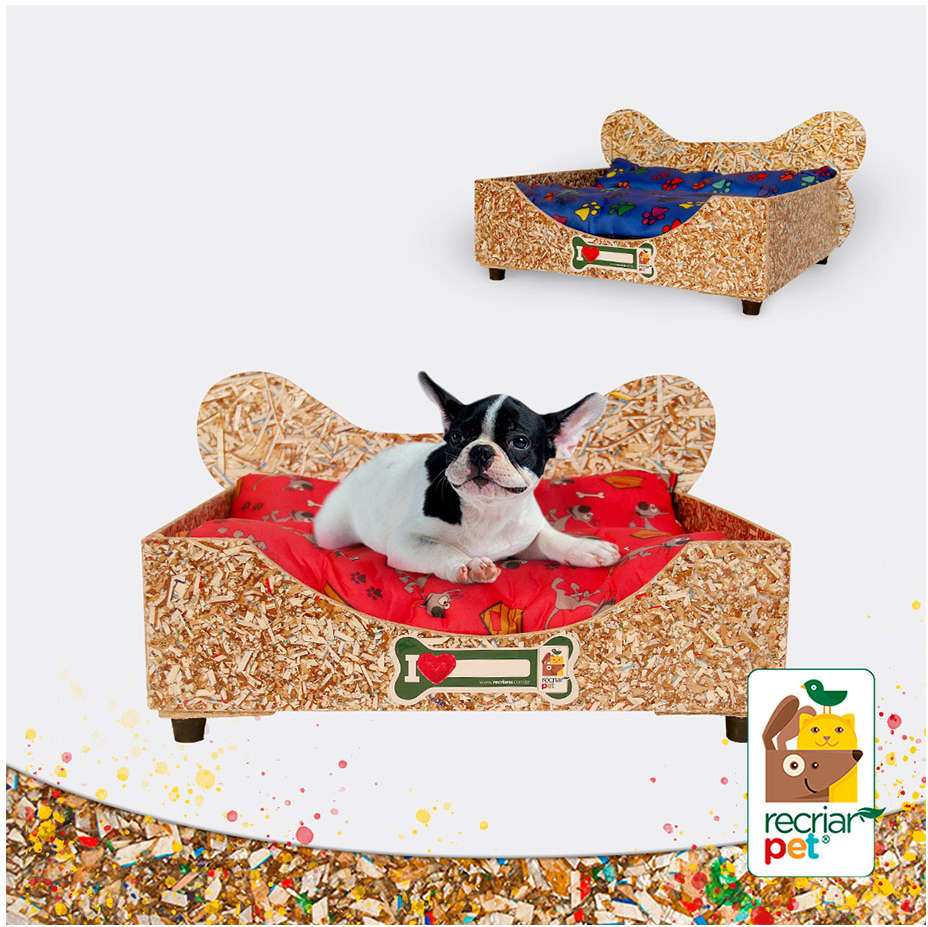 Cama Ecológica Recriar Pet Natural - Tam. GG