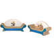 Brinquedo Arranhador Pet Star Viena - Azul e Bege