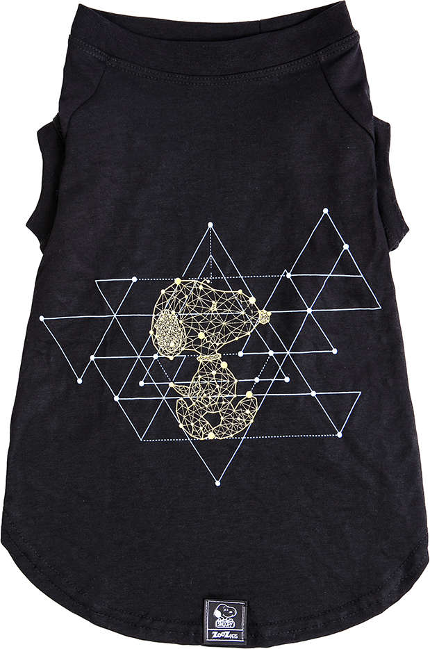Camiseta Snoopy Geometry Preta - Tam. P
