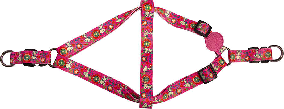 Peitoral Snoopy Pink Flower - Tam. G