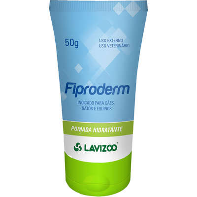 Pomada Hidratante Lavizoo Fiproderm para Cães e Gatos
