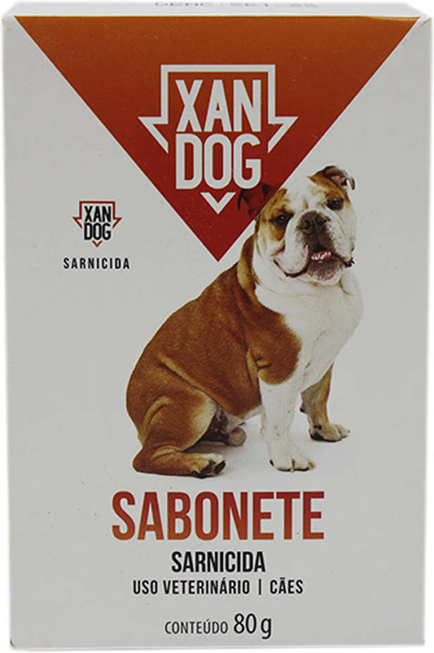 Sabonete Centagro Xandog Sarnicida para Cães e Gatos - 80 Gr