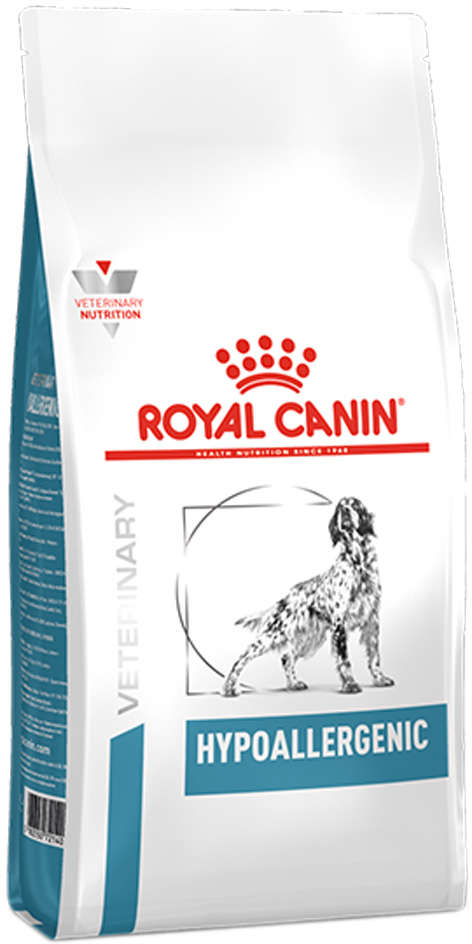 Ração Seca Royal Canin Canine Veterinary Hypoallergenic para Cães Adultos com Alergias - 10Kg