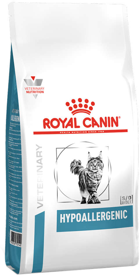 Ração Royal Canin Veterinary Hypoallergenic para Gatos Adultos - 4Kg