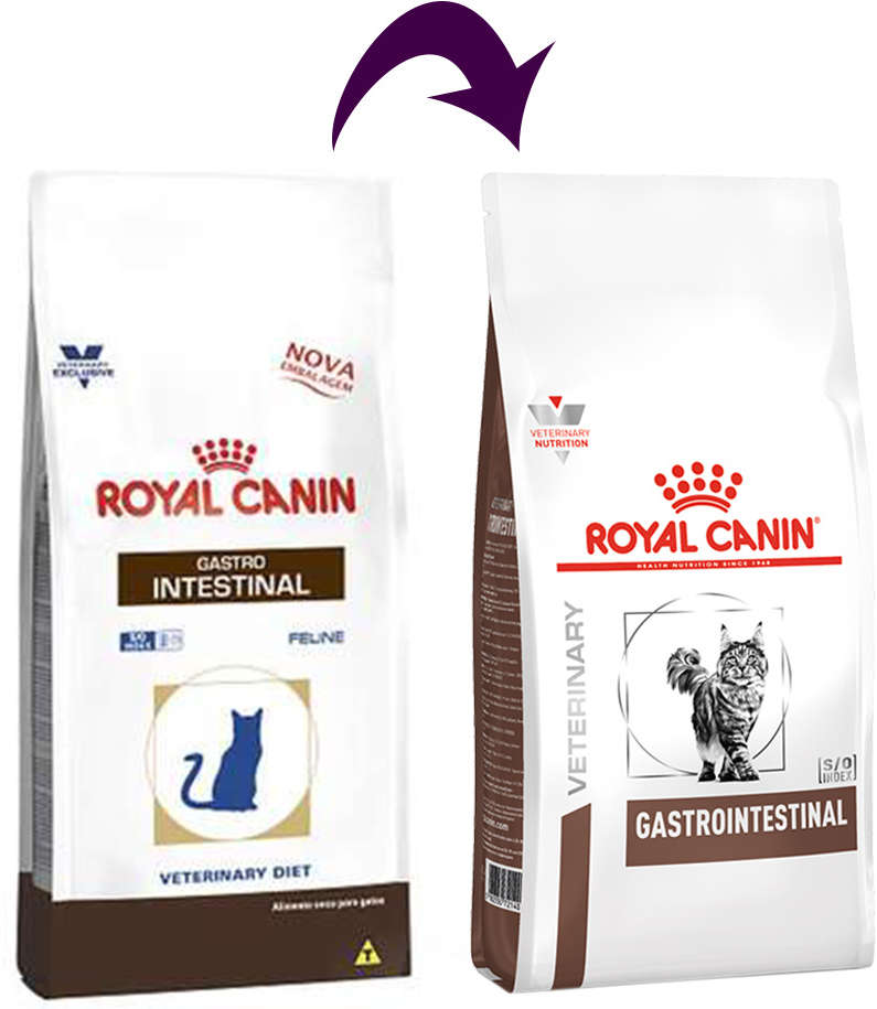 Ração Royal Canin Feline Veterinary Diet Gastro Intestinal - 1,5Kg
