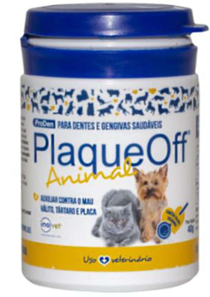 Tratamento Dentário Inovet Plaque Off - 40 g