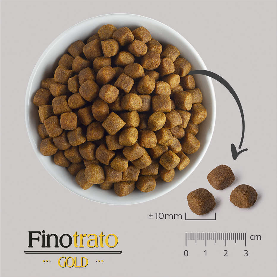 Ração Seca Finotrato Gold Super Premium para Cães Adultos Raças Médias - 15Kg