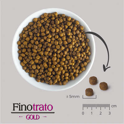 Ração Seca Finotrato Gold Super Premium para Cães Filhotes Raças Mini e Pequenas