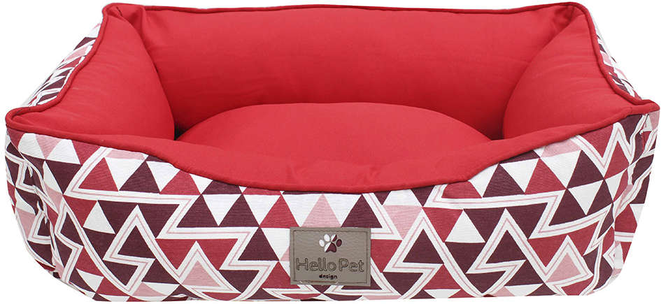 Cama Barcelona Vermelha para Cães e Gatos- Tam. G