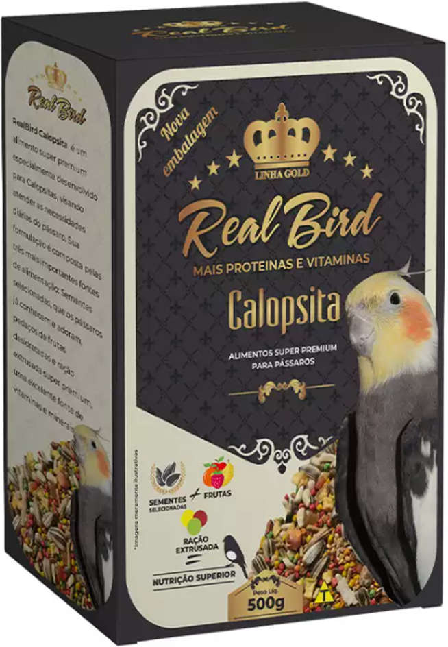 Ração Zootekna Super Premium RealBird Calopsita - 500 g