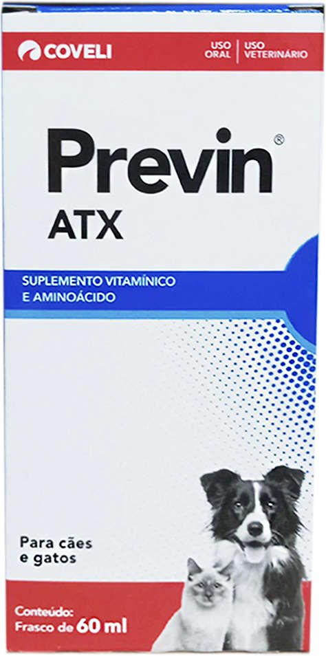 Suplemento Vitamínico Previn ATX para Cães e Gatos - 60 mL