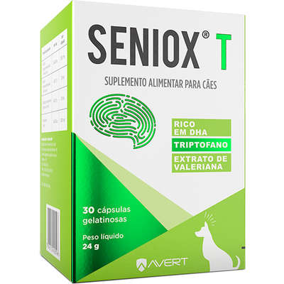 Suplemento Alimentar Avert Seniox T para Cães