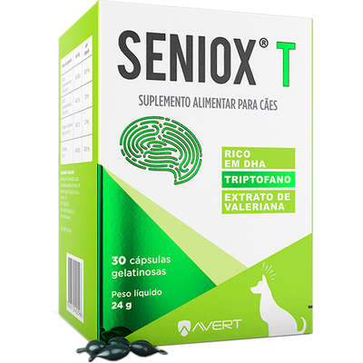 Suplemento Alimentar Avert Seniox T para Cães