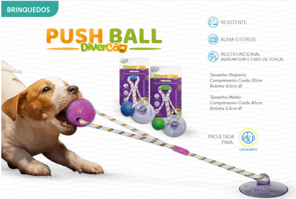 Brinquedo Push Ball Divercão Verde - Tam. Único