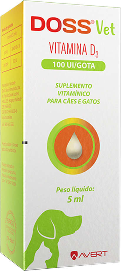 Suplemento Vitamínico Avert Doss Vet 100UI Gota - 5 mL